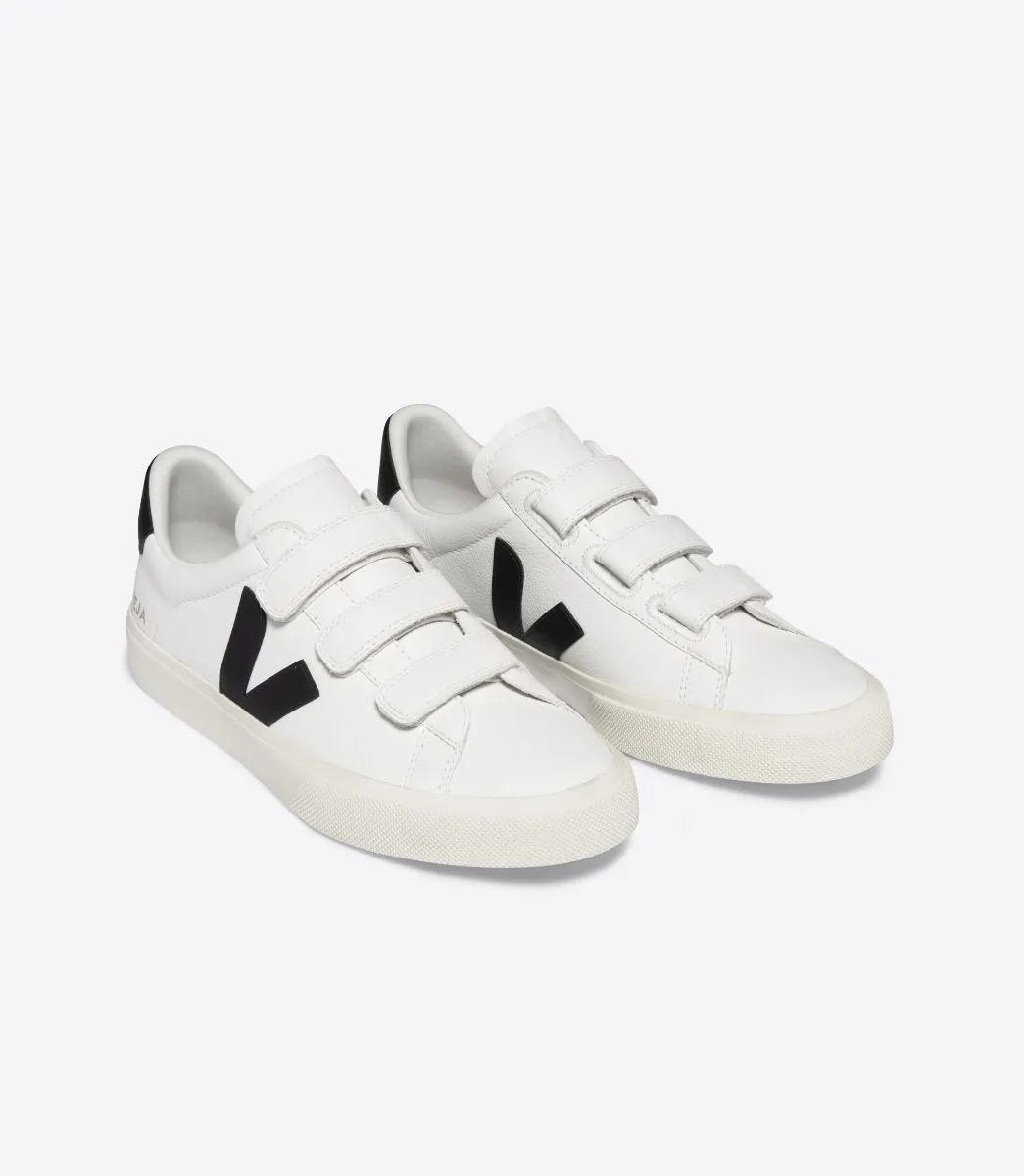 RECIFE Chrome Free Leather (W) | Extra White/Black