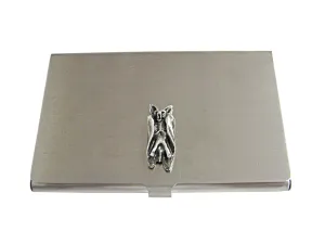 Resting Bat Business Card Holder