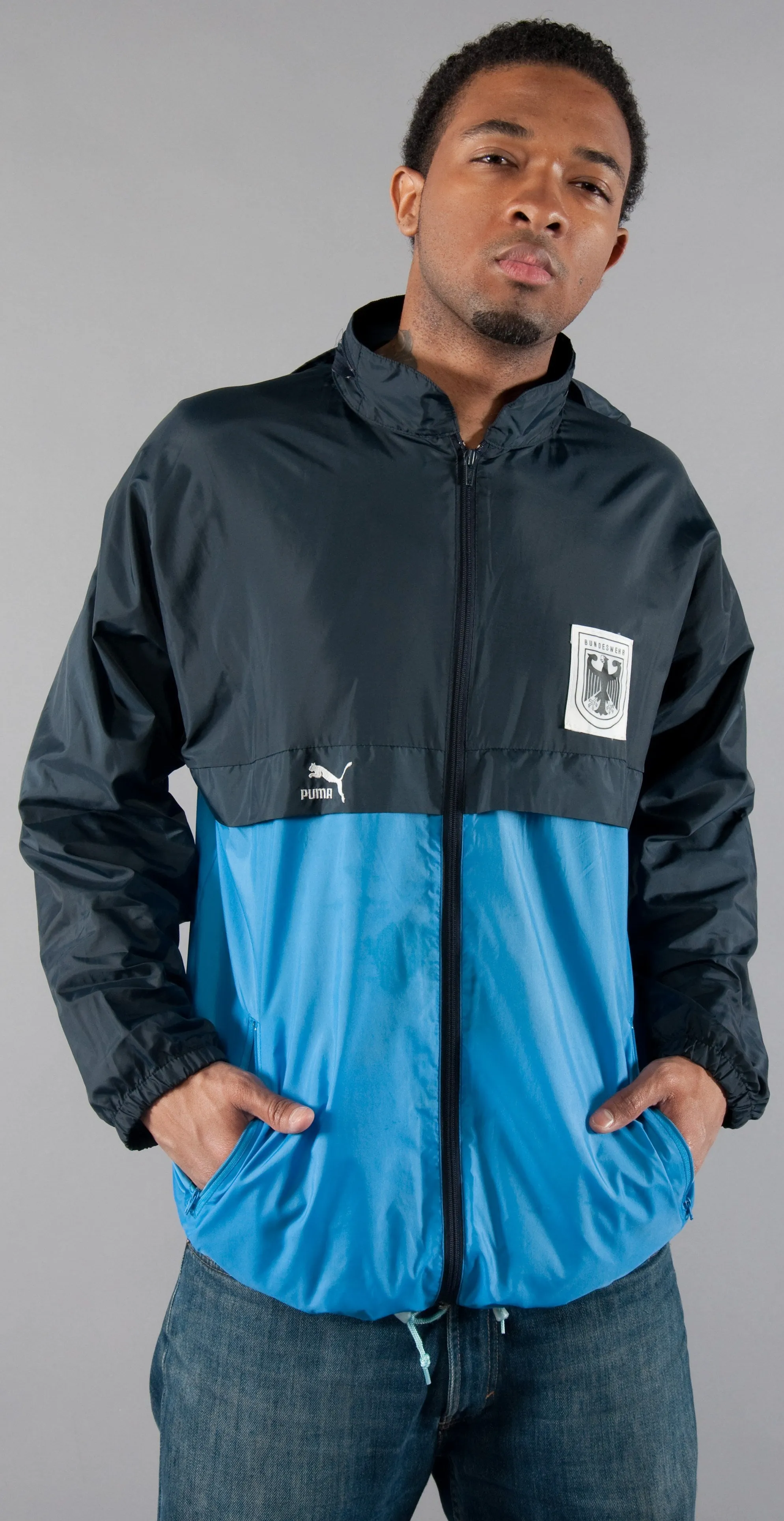 Retro 80s Bundeswehr West German Puma PT Windbreaker
