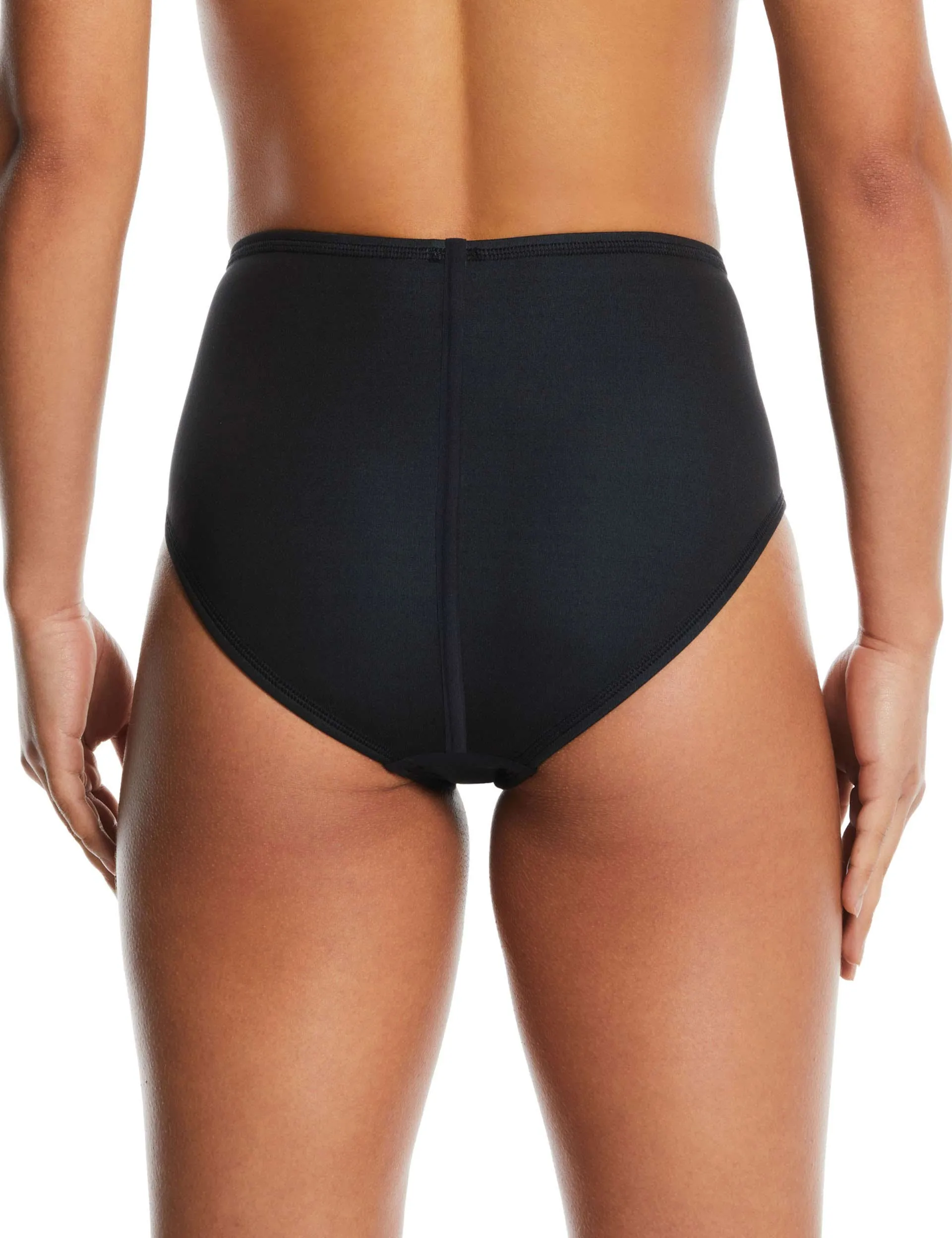 Reversible High Waist Bottom - Black