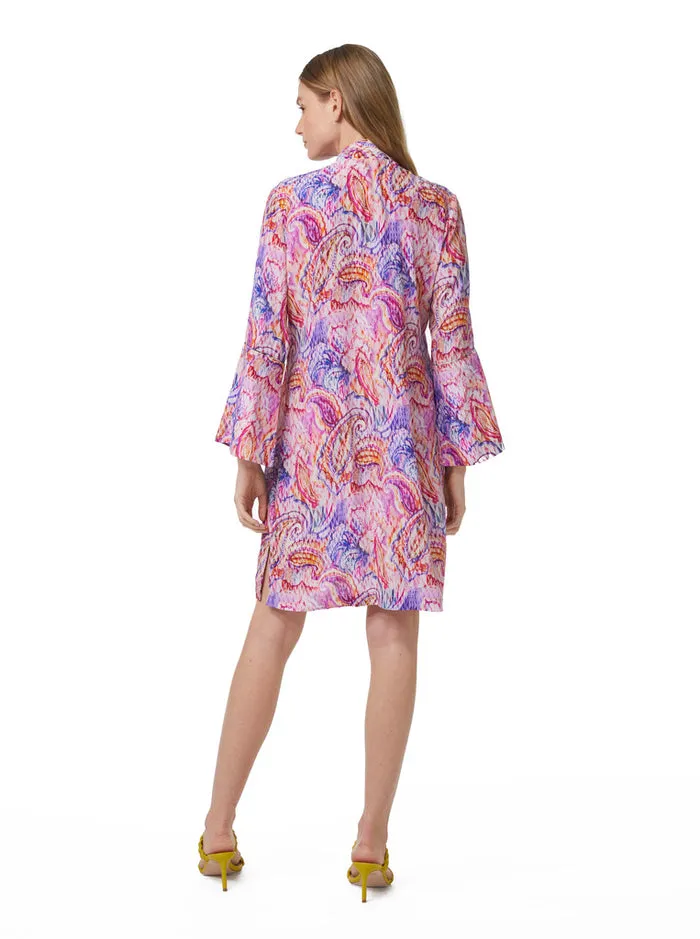 Robert Graham Long Sleeves Knee Length Brenna Dress