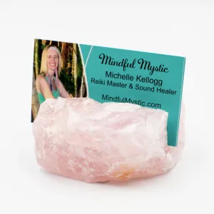 Rose Quartz Business Cardholder