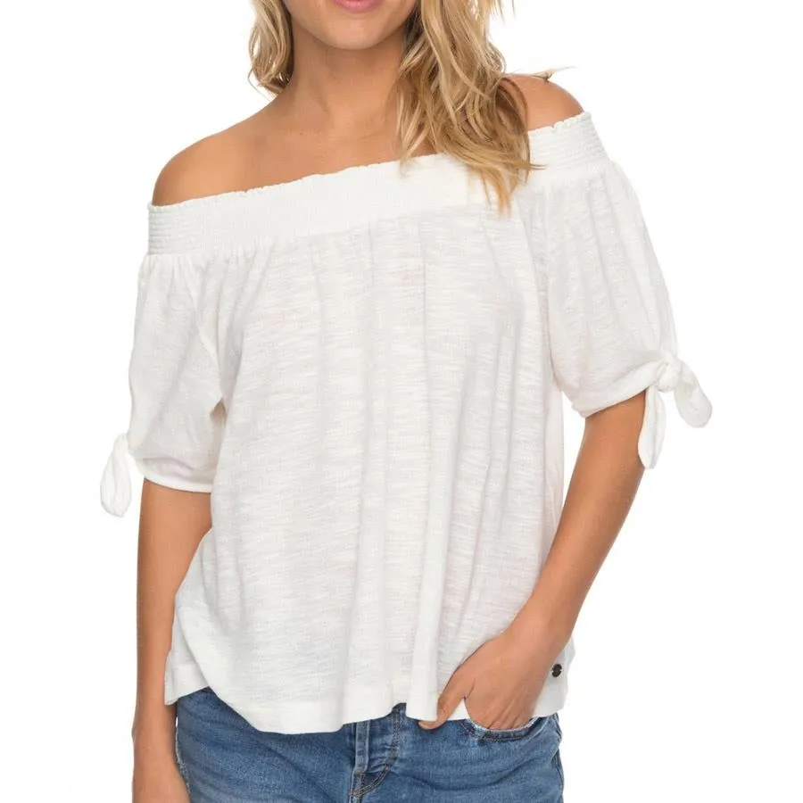 Roxy Carribean Mood Off The Shoulder Womens Fashion Tops