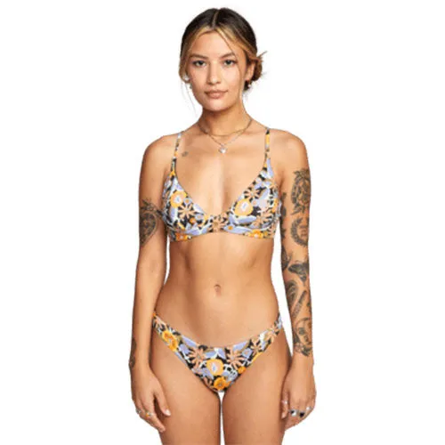 RVCA Avant Gardner High Tri Bikini Tops