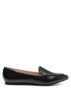 saira pointed toe loafers