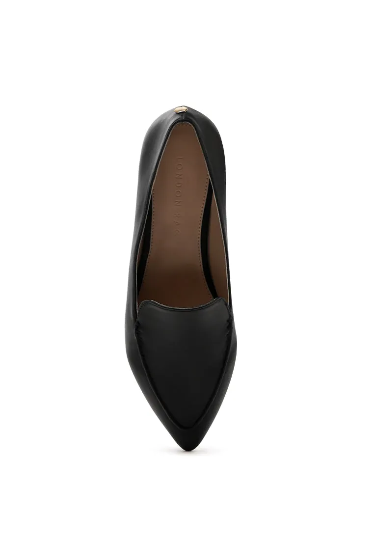 saira pointed toe loafers
