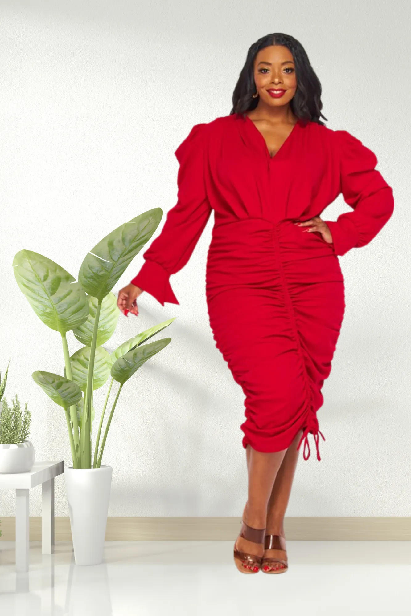 Sassy Silhouette Dress