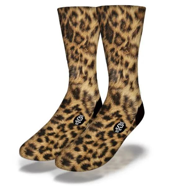 SAVVY SOX LEOPARD PRINT SOCKS