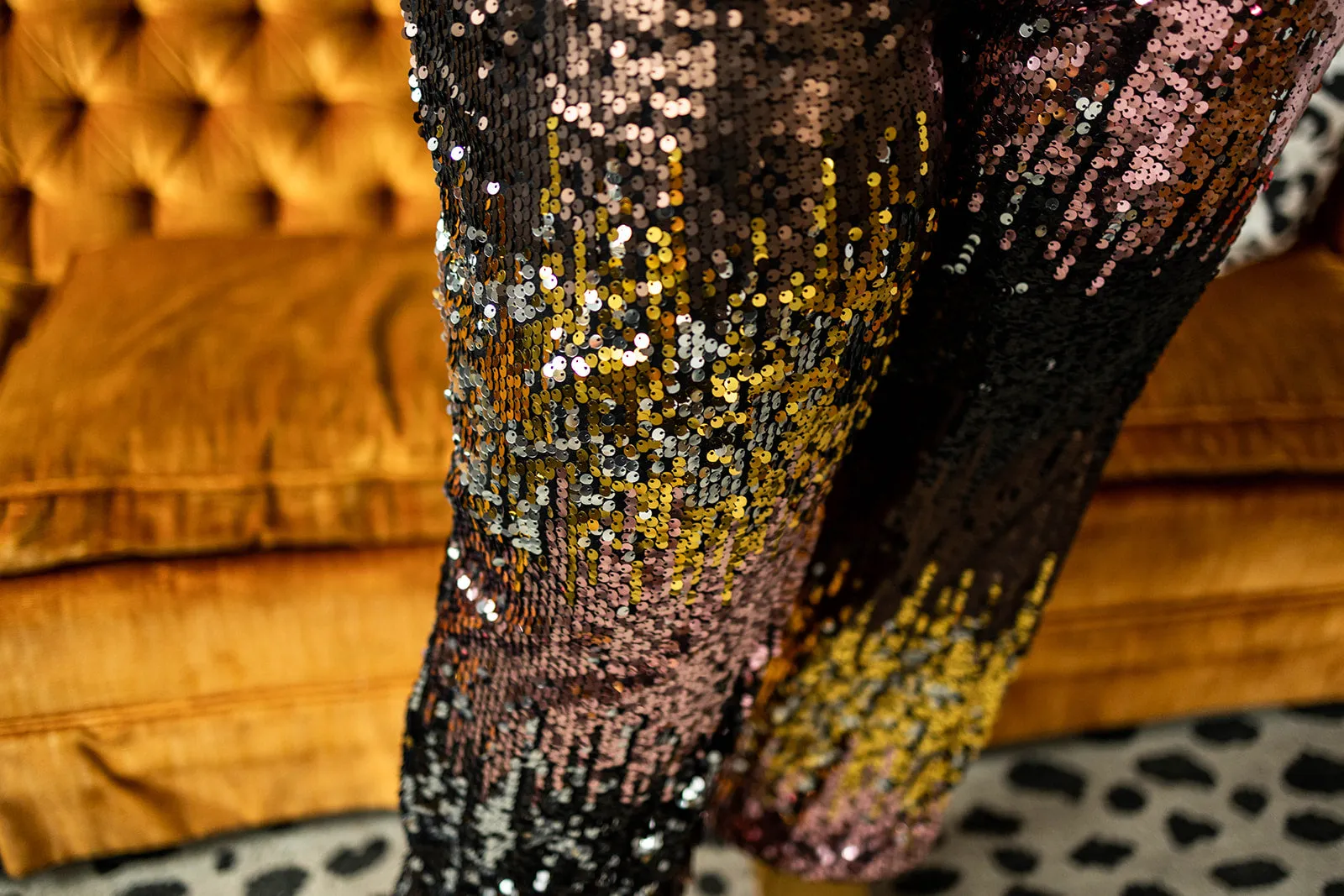 scarlett joggers in sequin