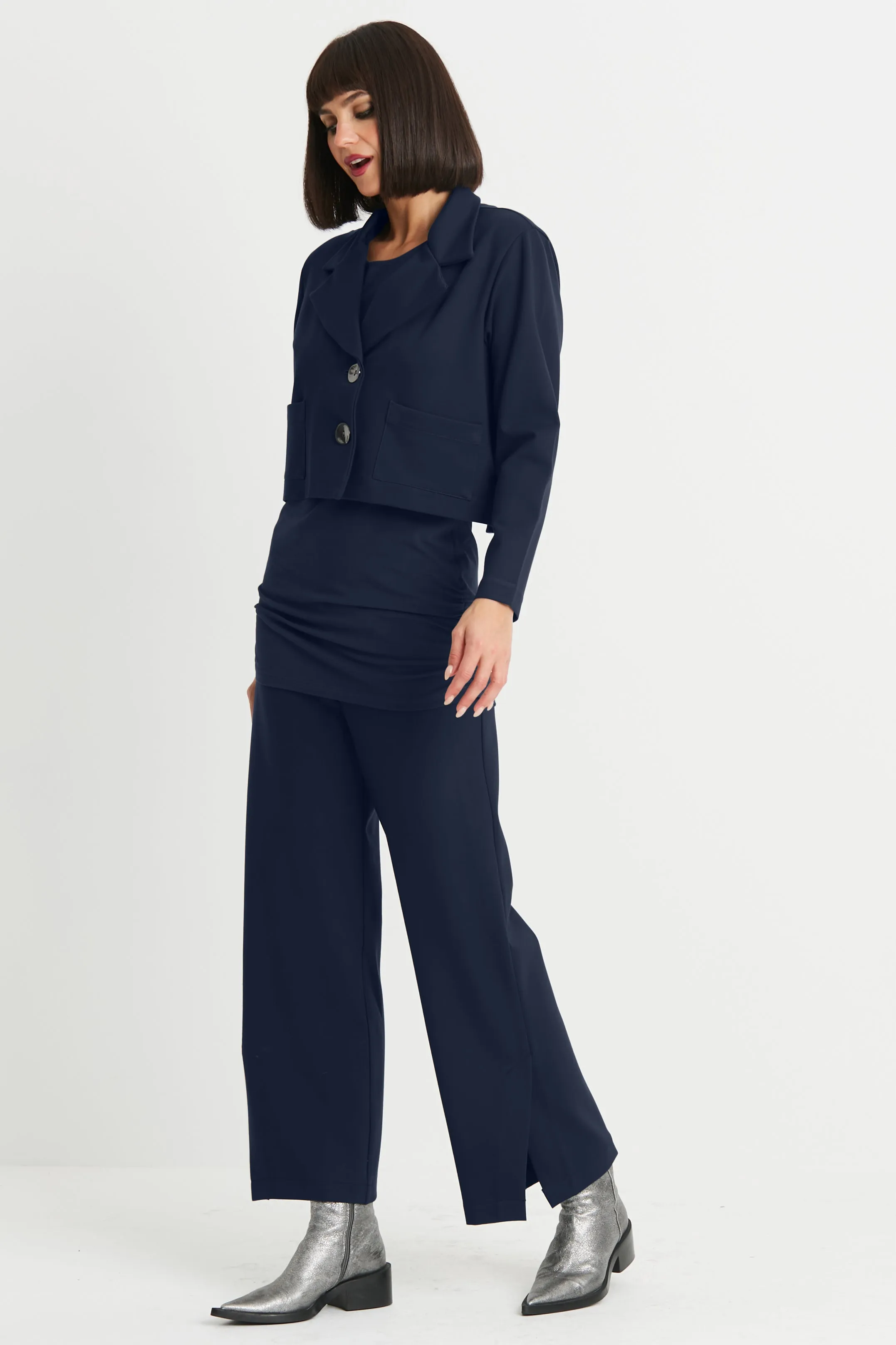 Scuba Side Slit Pants