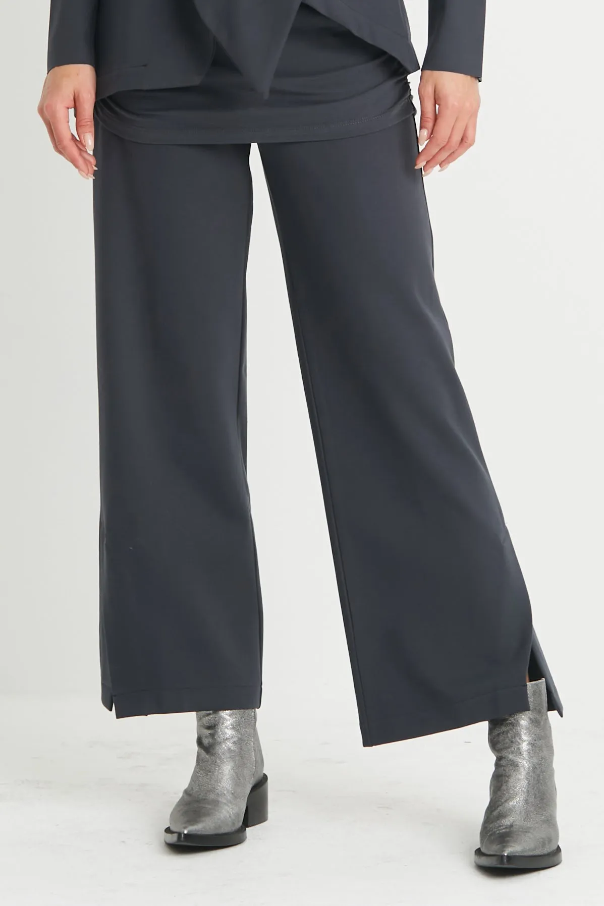 Scuba Side Slit Pants
