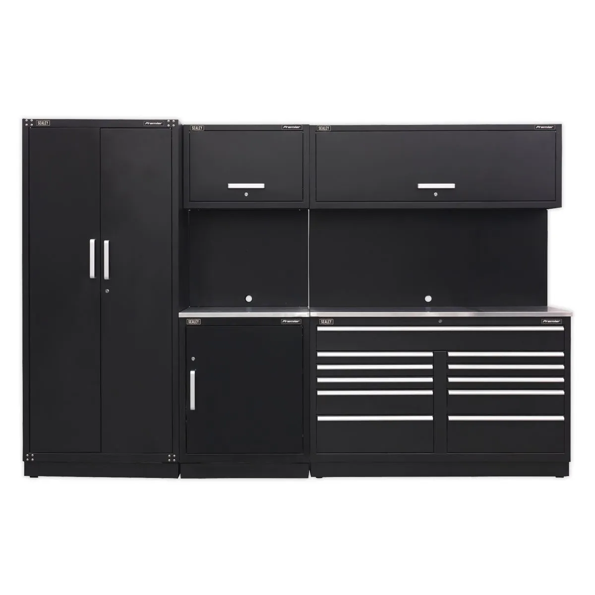 Sealey Premier Premier 3.3m Storage System - Stainless Worktop