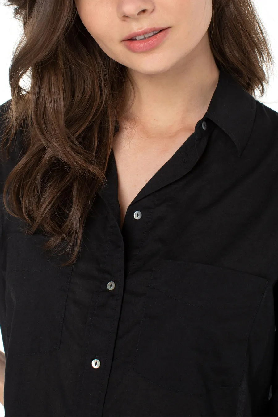 Serra Button Up Long Sleeve Shirt