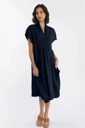 Shawl Collar Dress LLL766