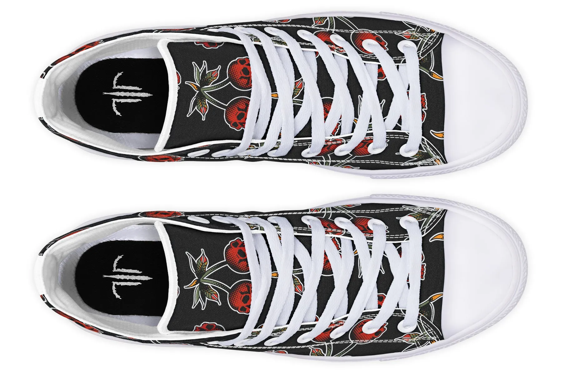 Skull Cherries High Tops