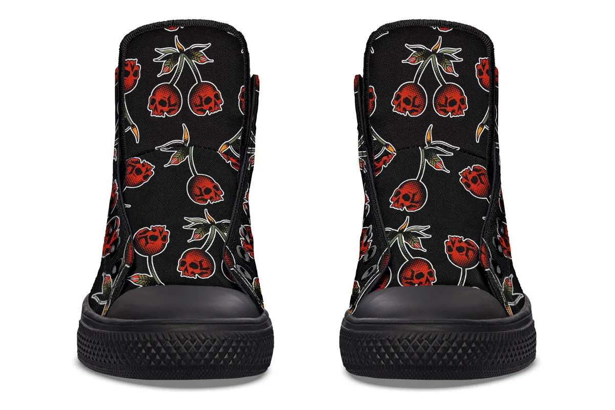 Skull Cherries High Tops