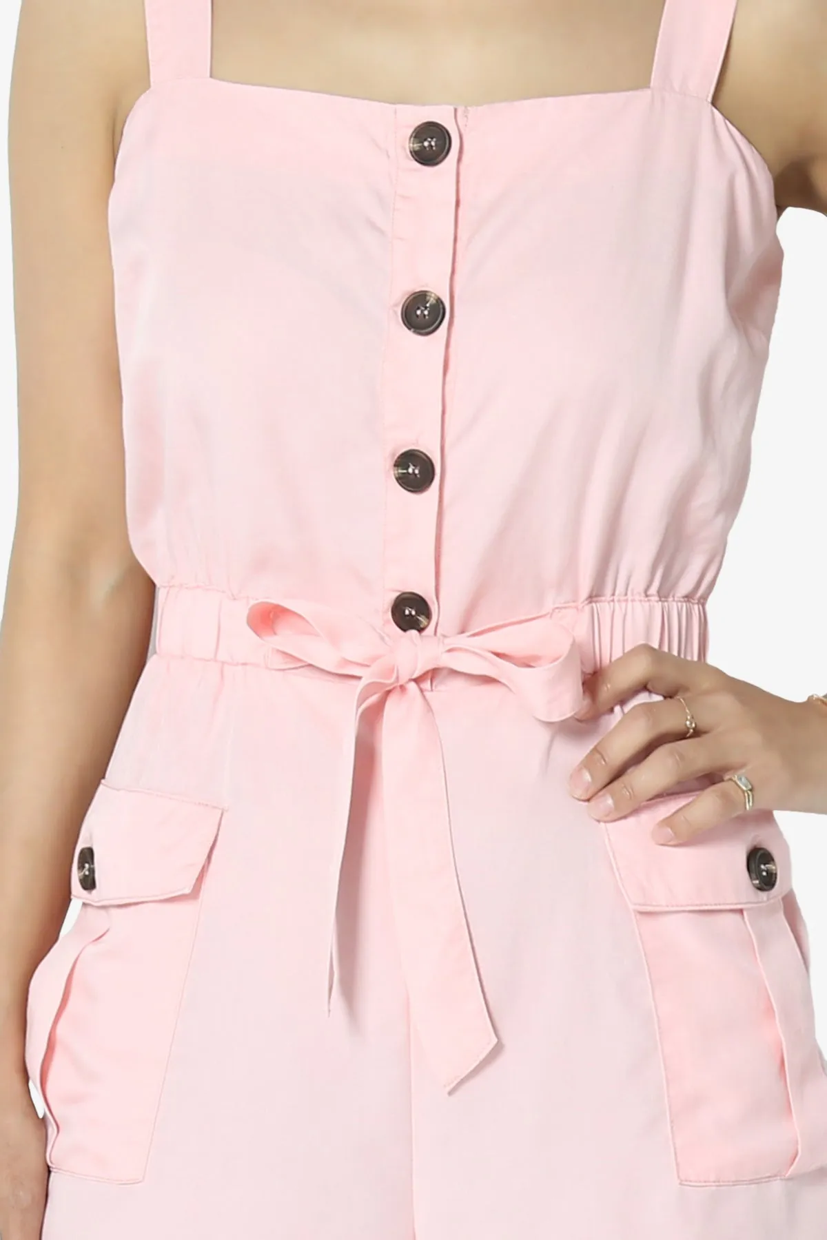 Skyler Utility Cargo Pocket Romper