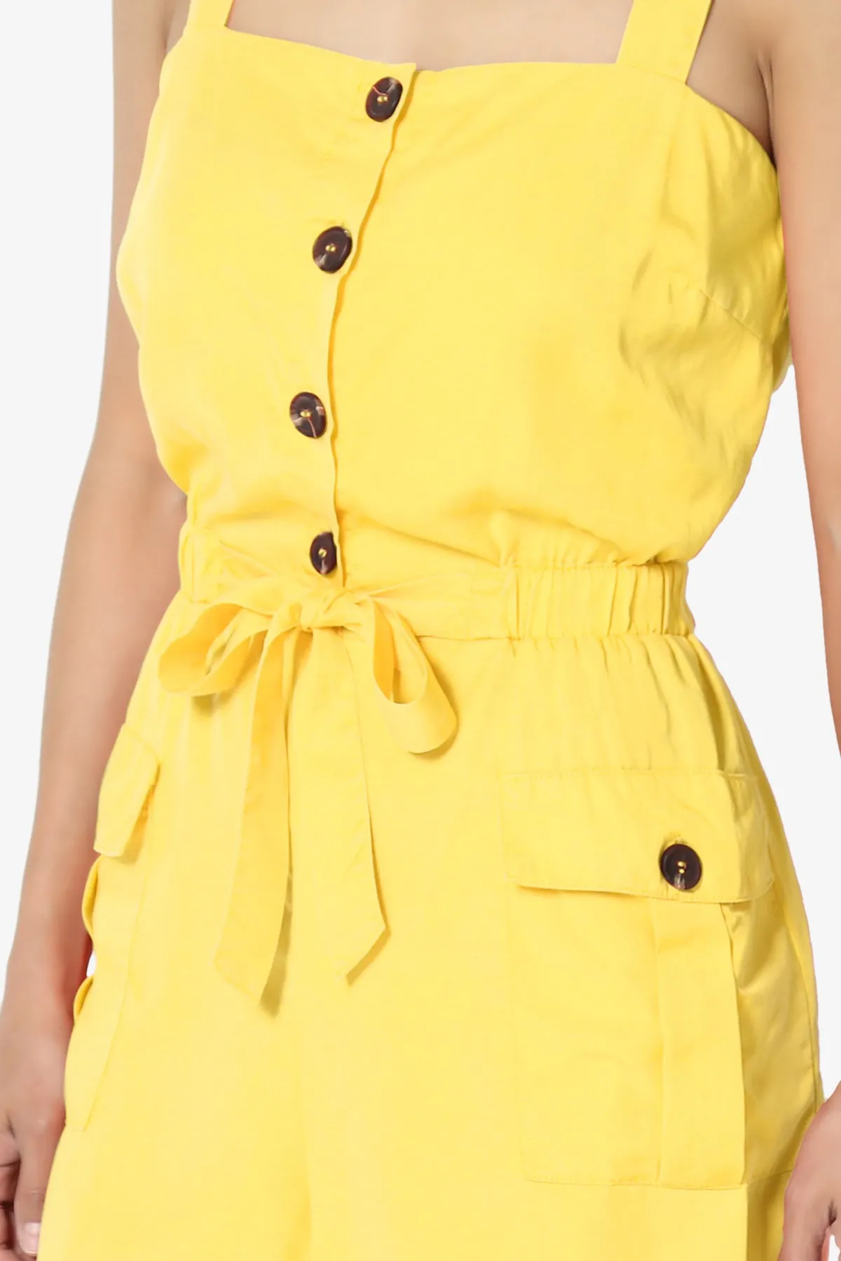 Skyler Utility Cargo Pocket Romper