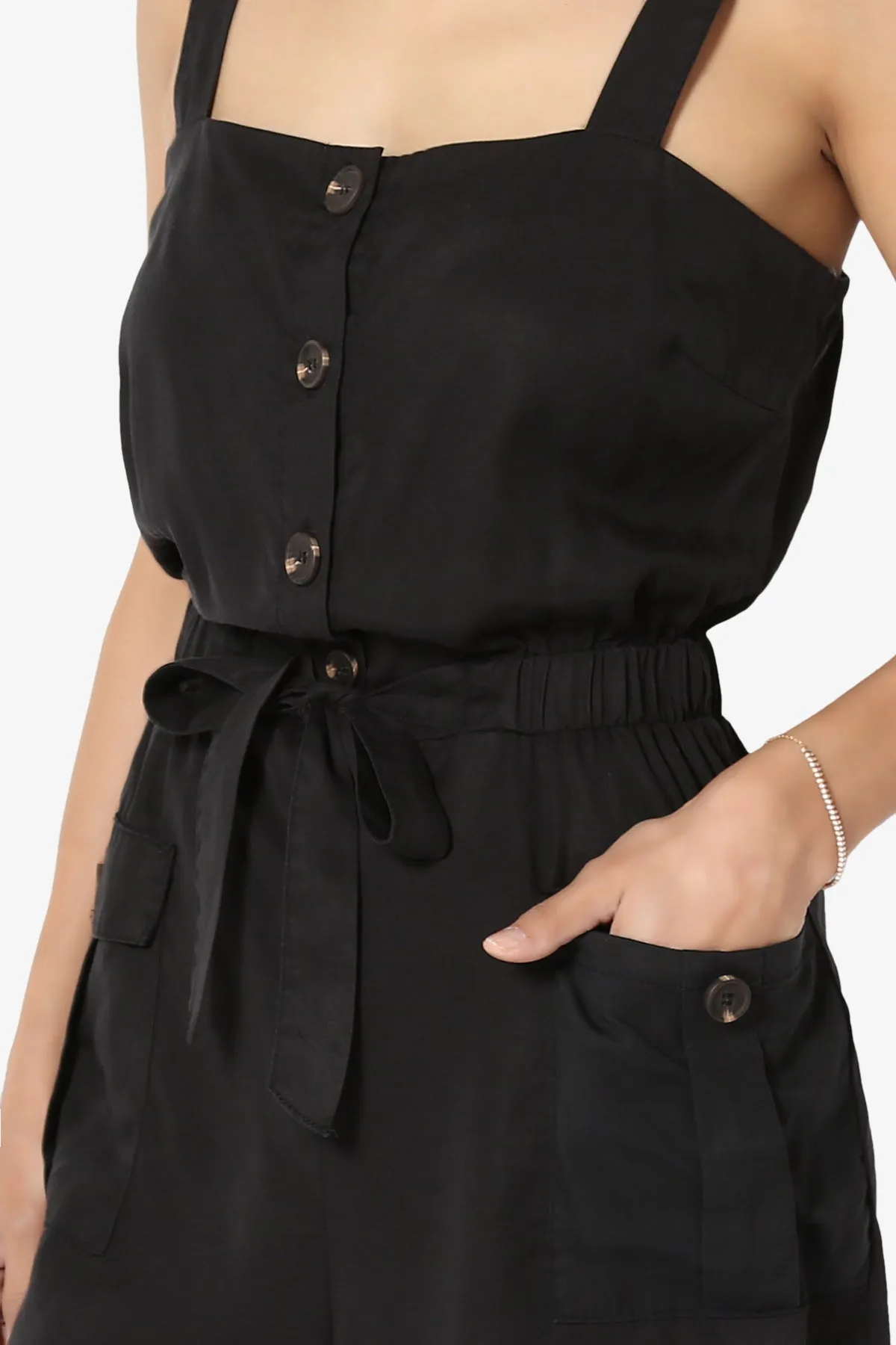 Skyler Utility Cargo Pocket Romper