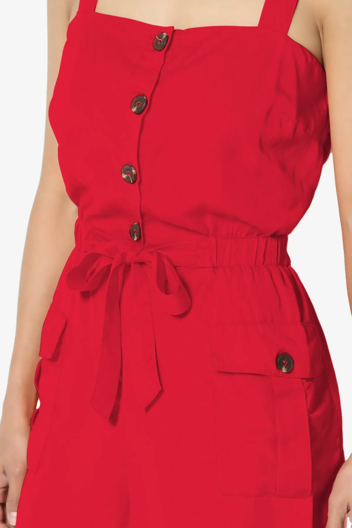 Skyler Utility Cargo Pocket Romper