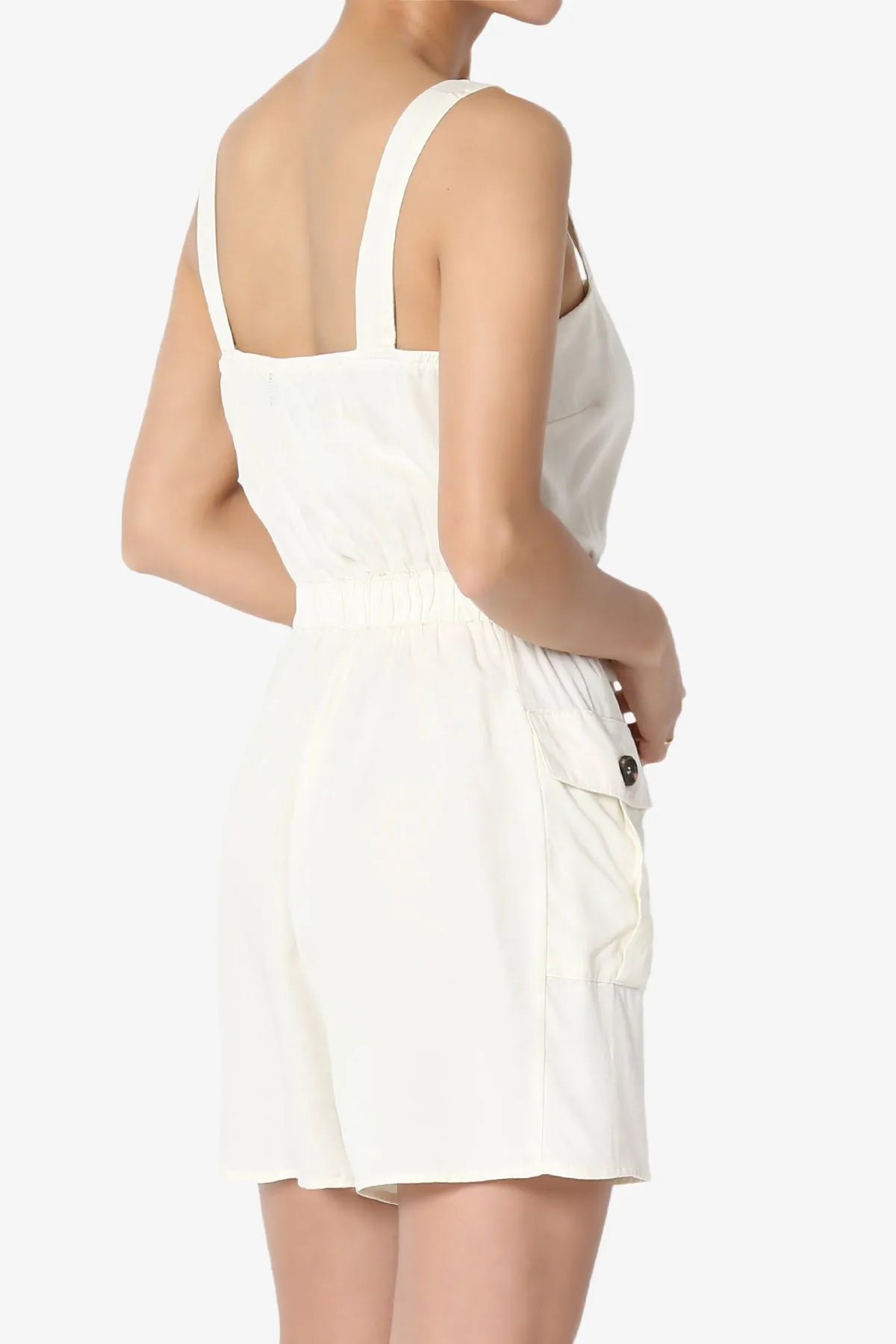 Skyler Utility Cargo Pocket Romper