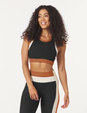 Socialite Bra: Black/Oatmilk/Cinnamon