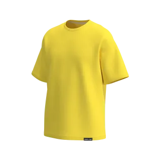 Soft Cotton Oversized T-Shirt, Yellow