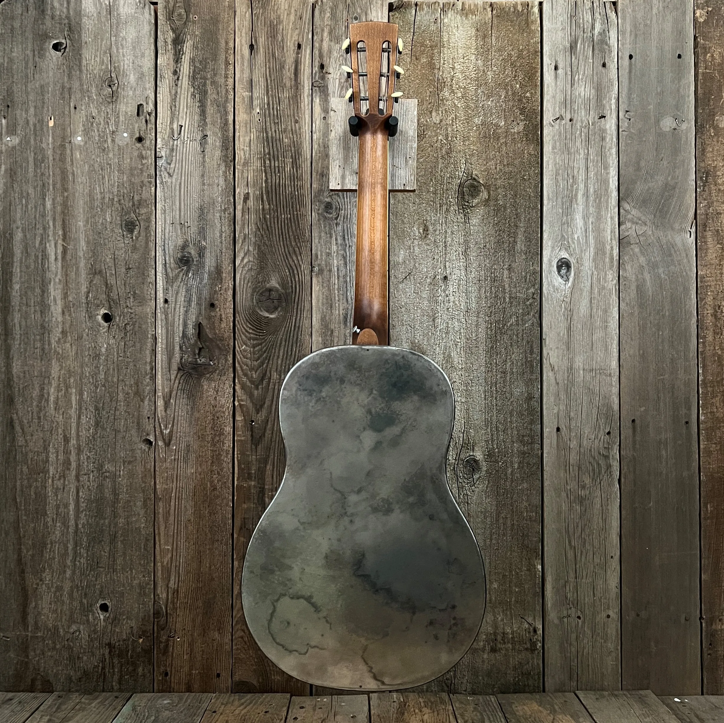 SOLD - Mule Resophonic Tri-Cone Round Neck Resonator Guitar