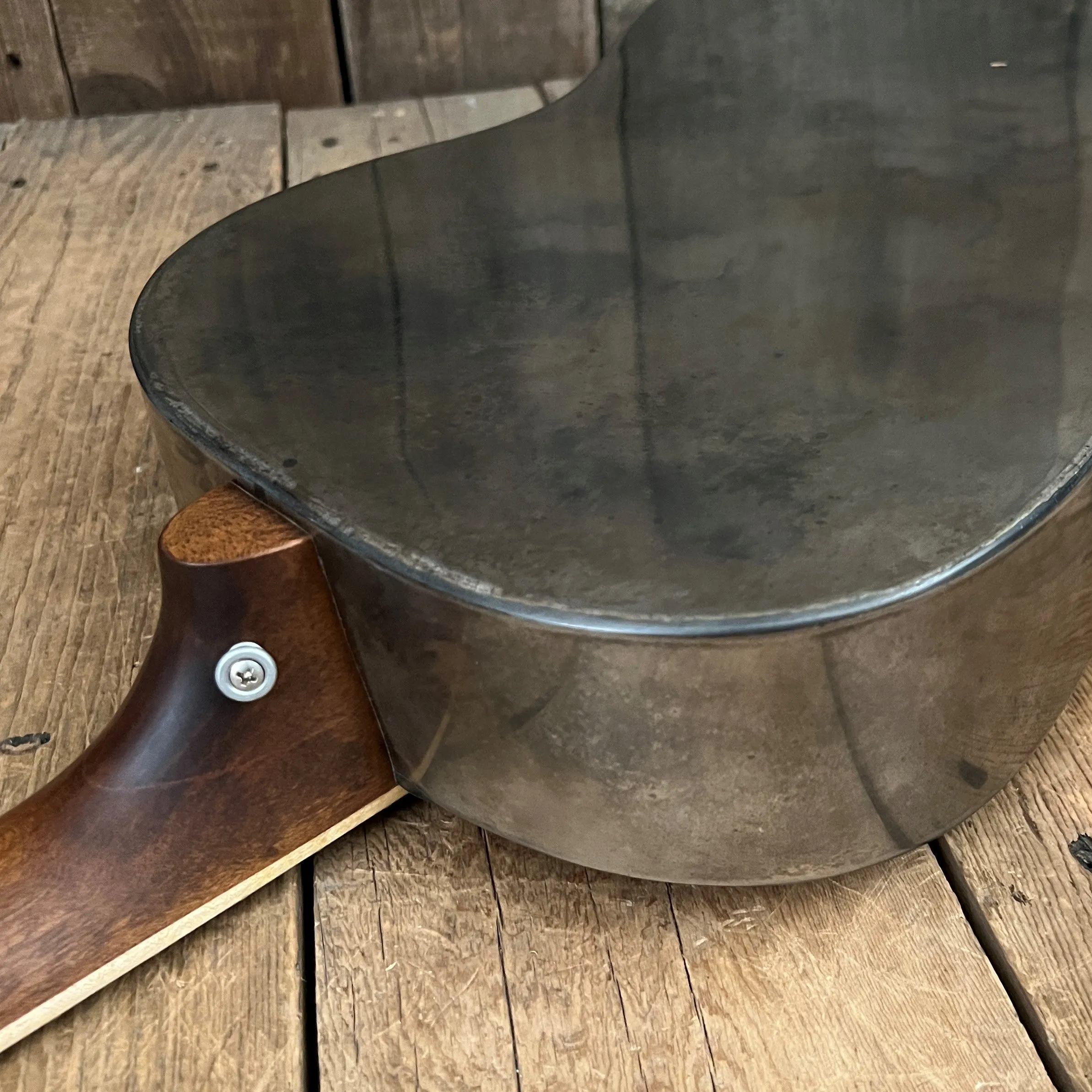 SOLD - Mule Resophonic Tri-Cone Round Neck Resonator Guitar