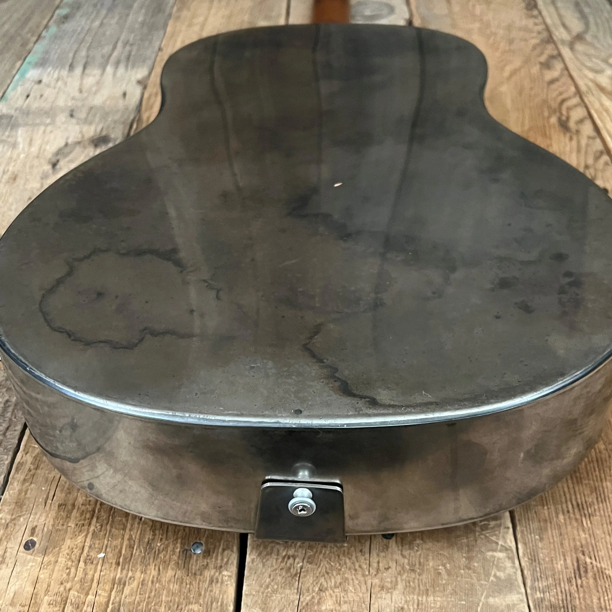 SOLD - Mule Resophonic Tri-Cone Round Neck Resonator Guitar