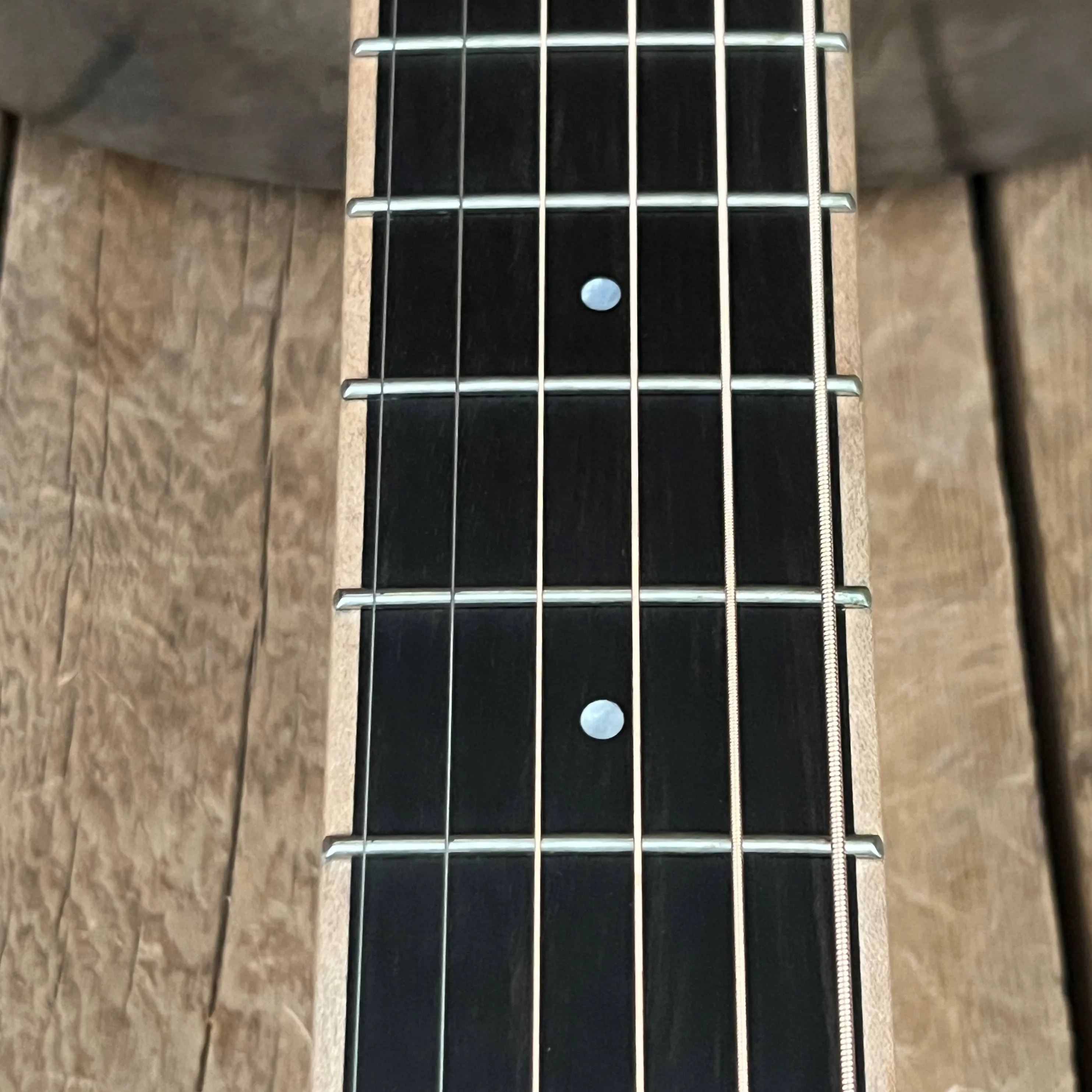 SOLD - Mule Resophonic Tri-Cone Round Neck Resonator Guitar