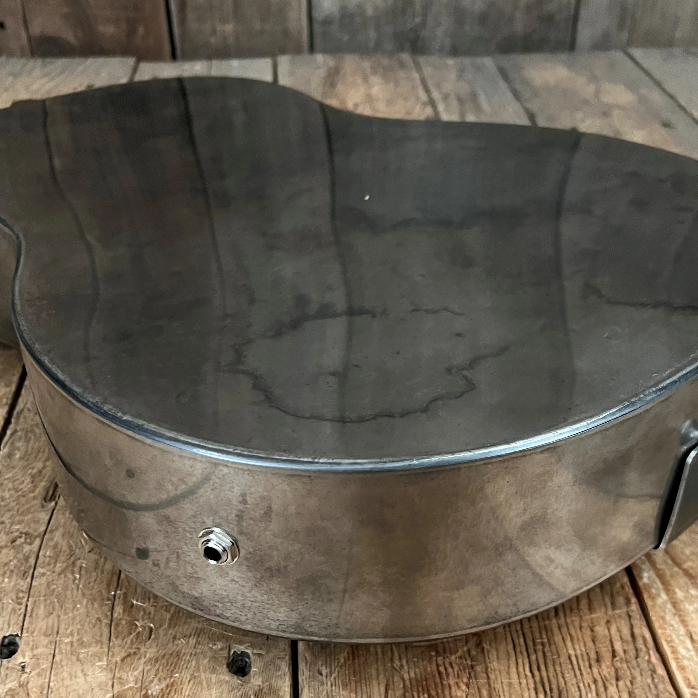 SOLD - Mule Resophonic Tri-Cone Round Neck Resonator Guitar