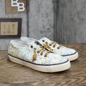 Sperry Womens Top-Sider Lace Up No Tie Sneakers 1673ee49c58651 Blue Multi 6M