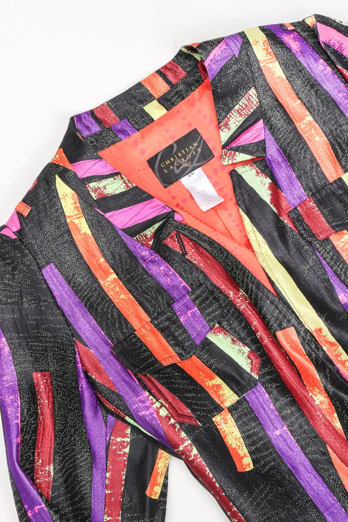 Splatter Stripe Jacket & Pant Suit