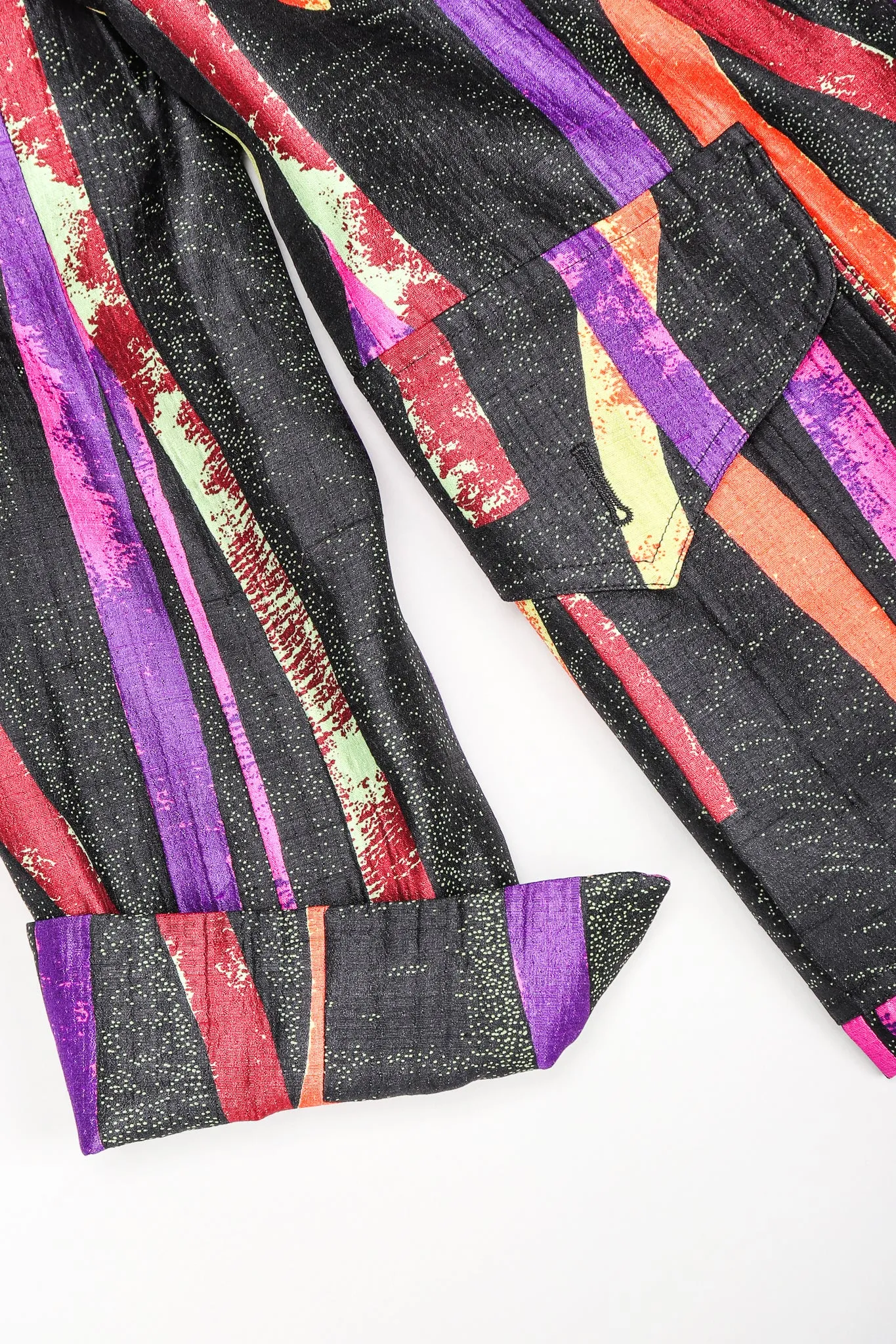 Splatter Stripe Jacket & Pant Suit