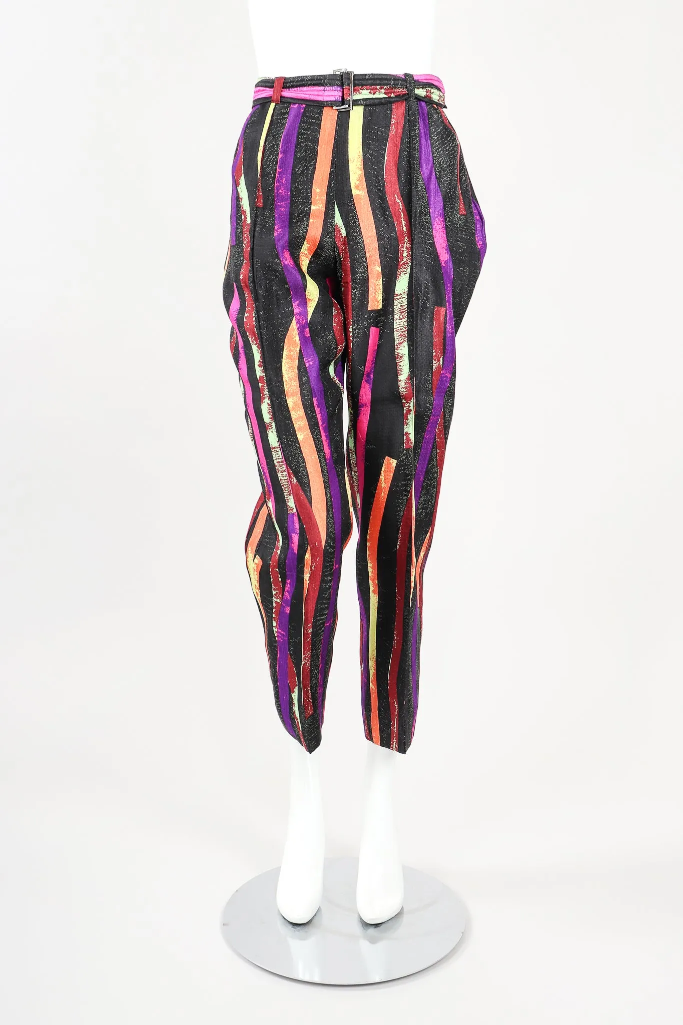 Splatter Stripe Jacket & Pant Suit