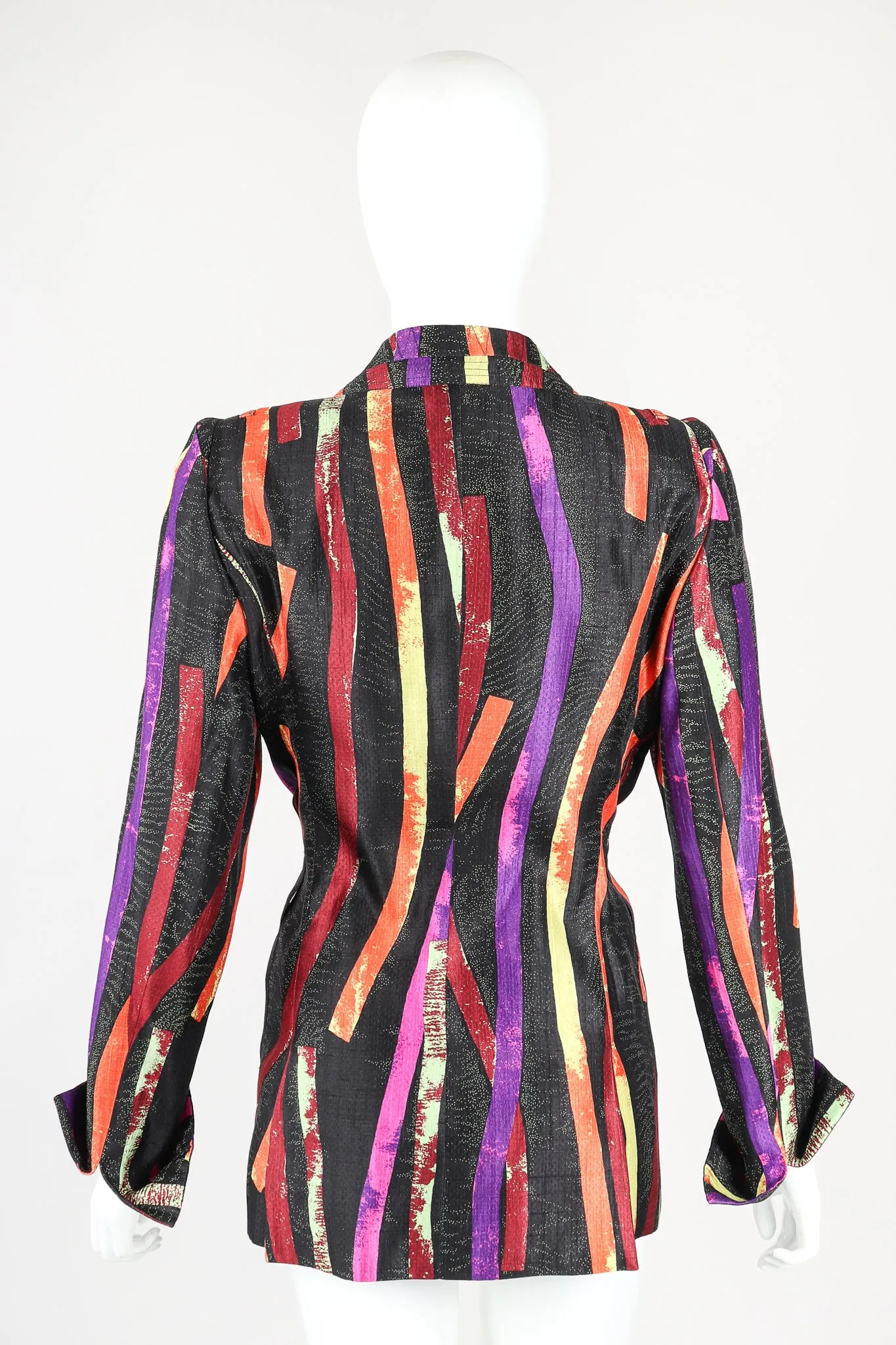 Splatter Stripe Jacket & Pant Suit
