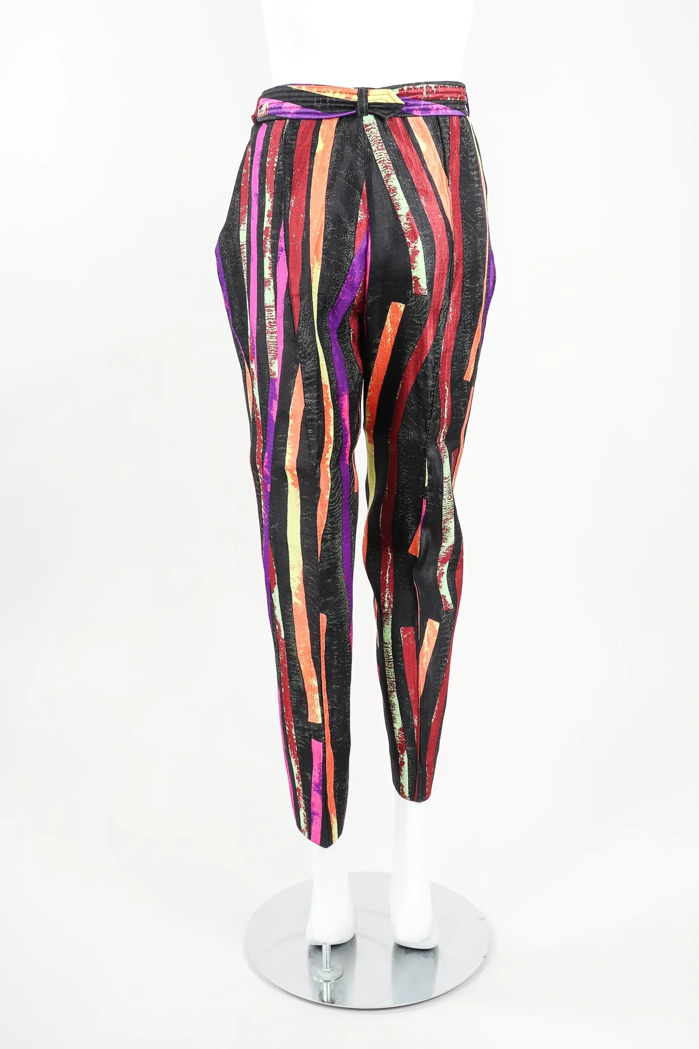 Splatter Stripe Jacket & Pant Suit