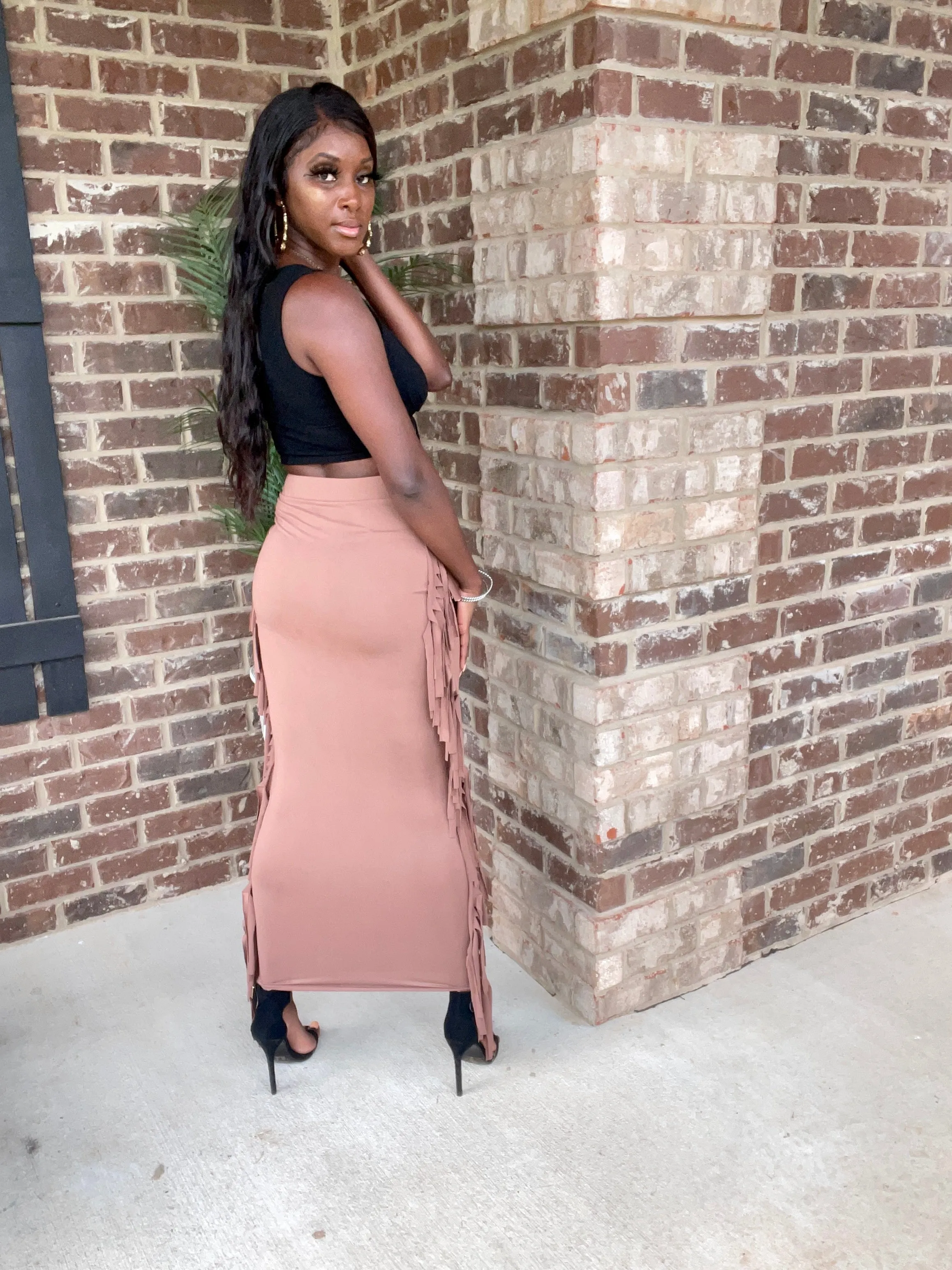 Stallion Fringed Skirt