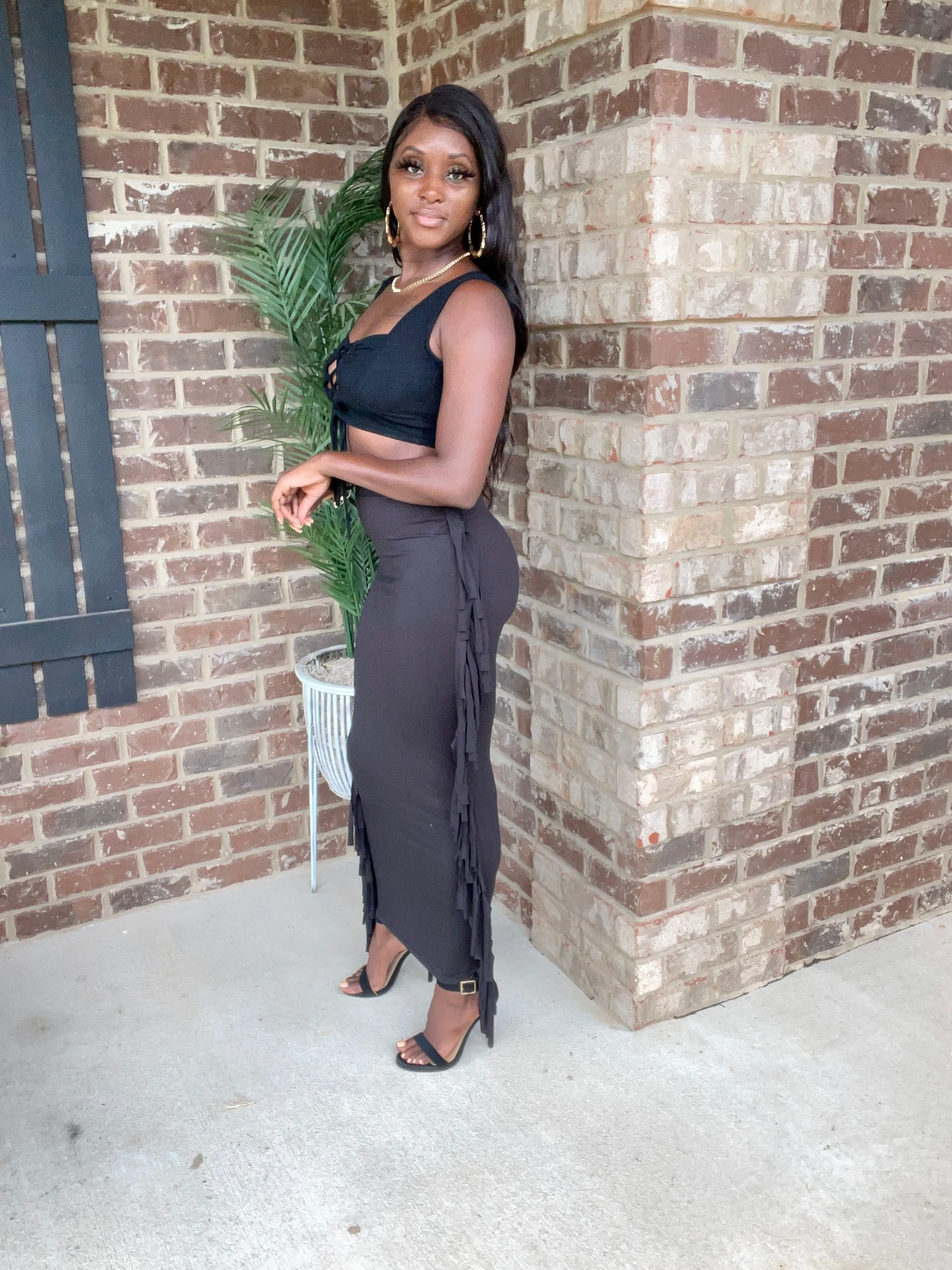 Stallion Fringed Skirt