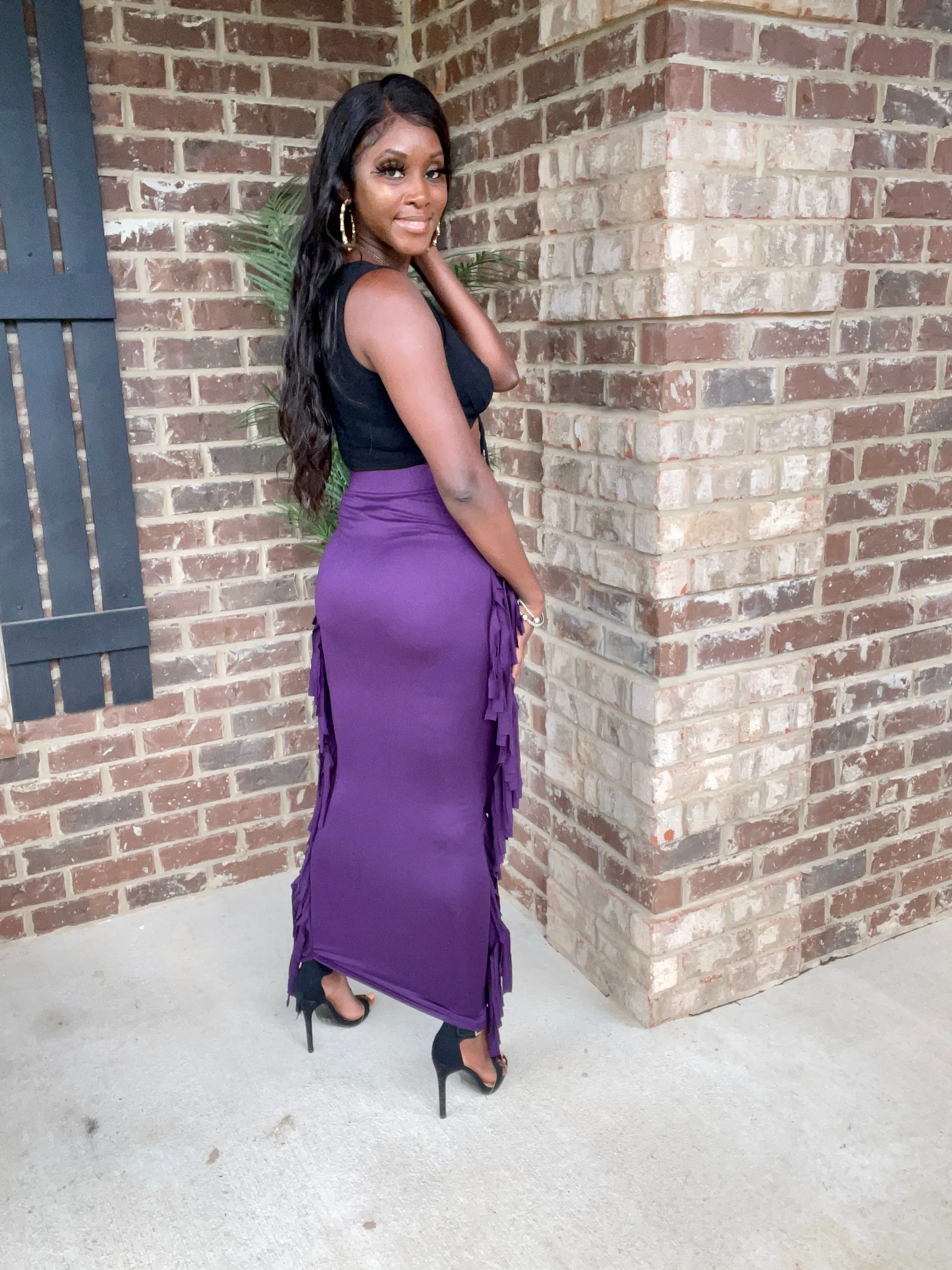 Stallion Fringed Skirt