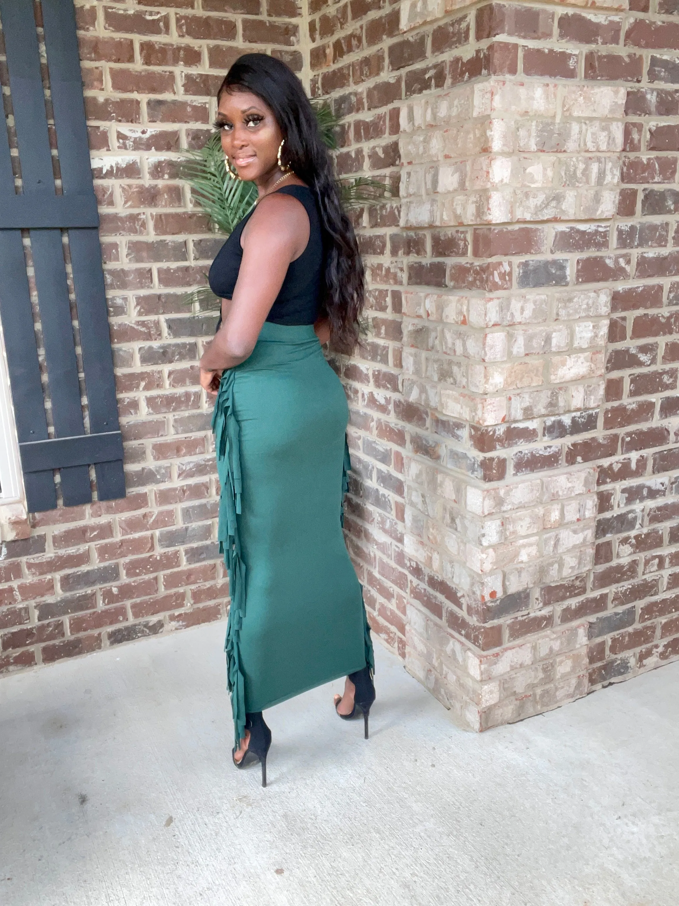 Stallion Fringed Skirt