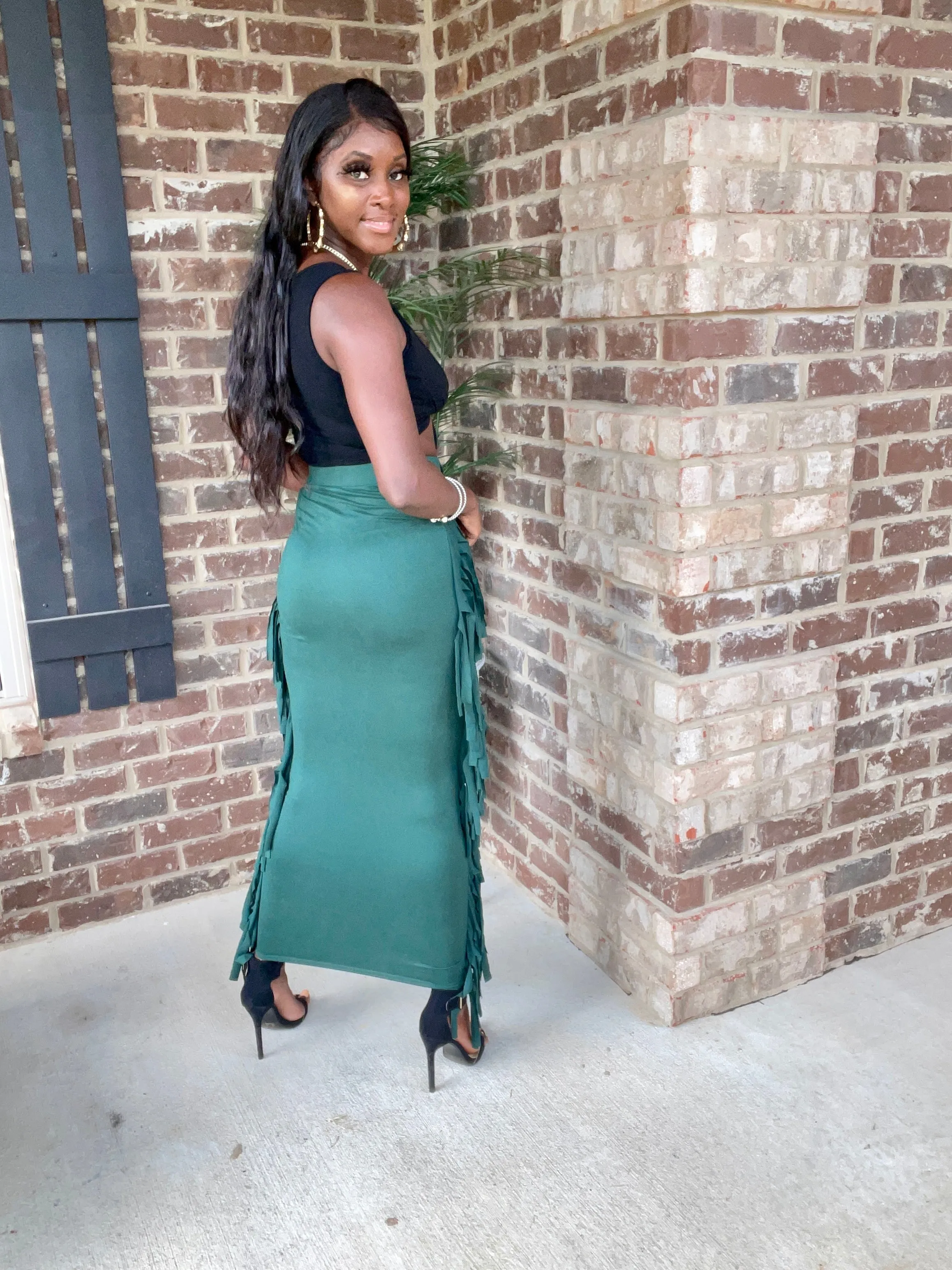 Stallion Fringed Skirt