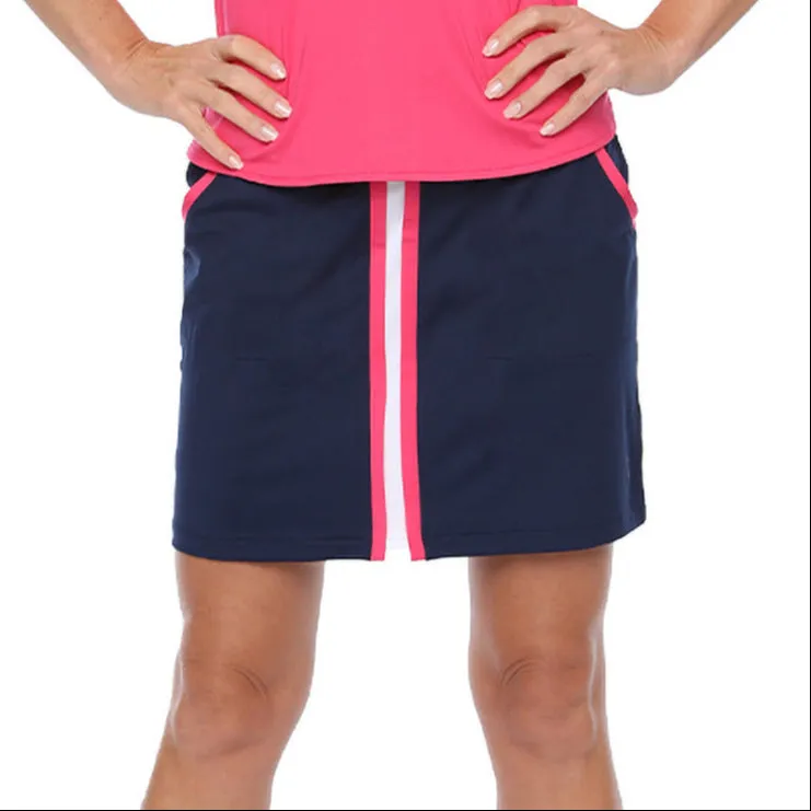 STRIPE FRONT SKORT