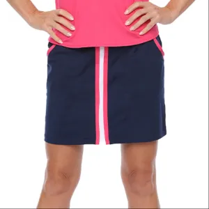 STRIPE FRONT SKORT