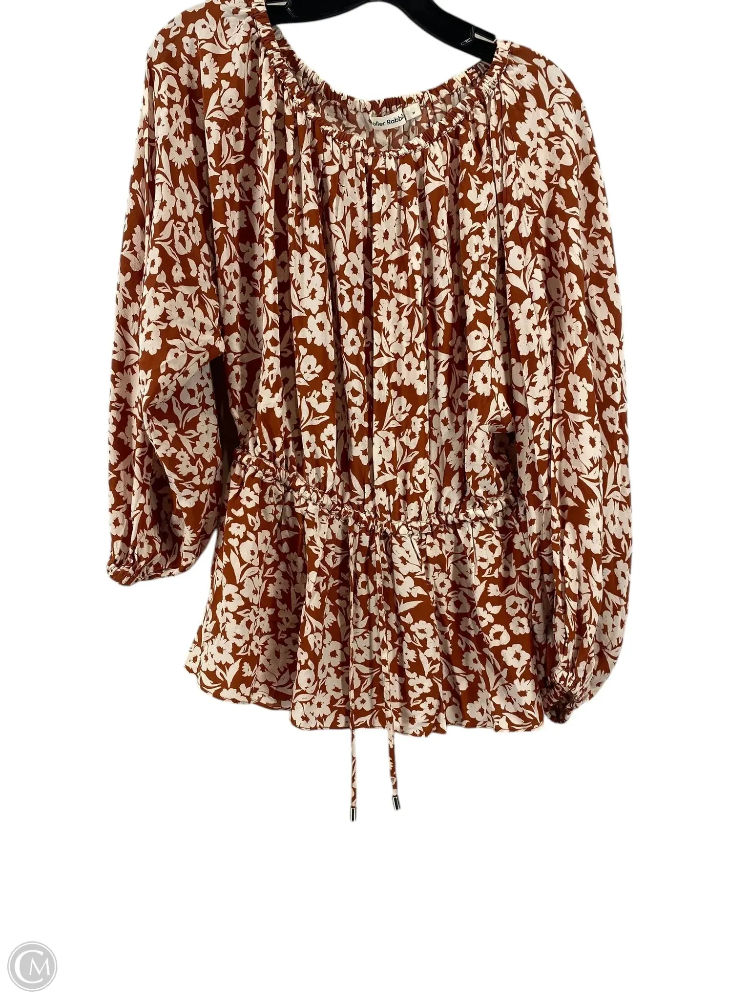 Top Long Sleeve By Clothes Mentor In Orange, Size: M