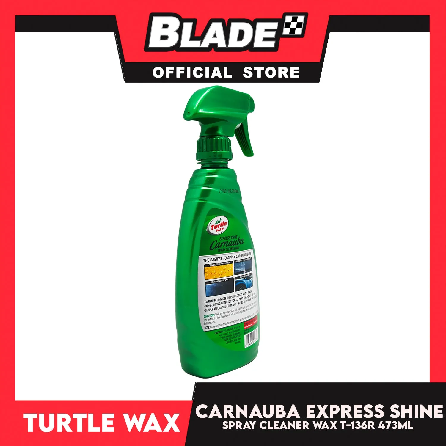 Turtle Wax Express Shine Carnauba Wax T-136R 473mL