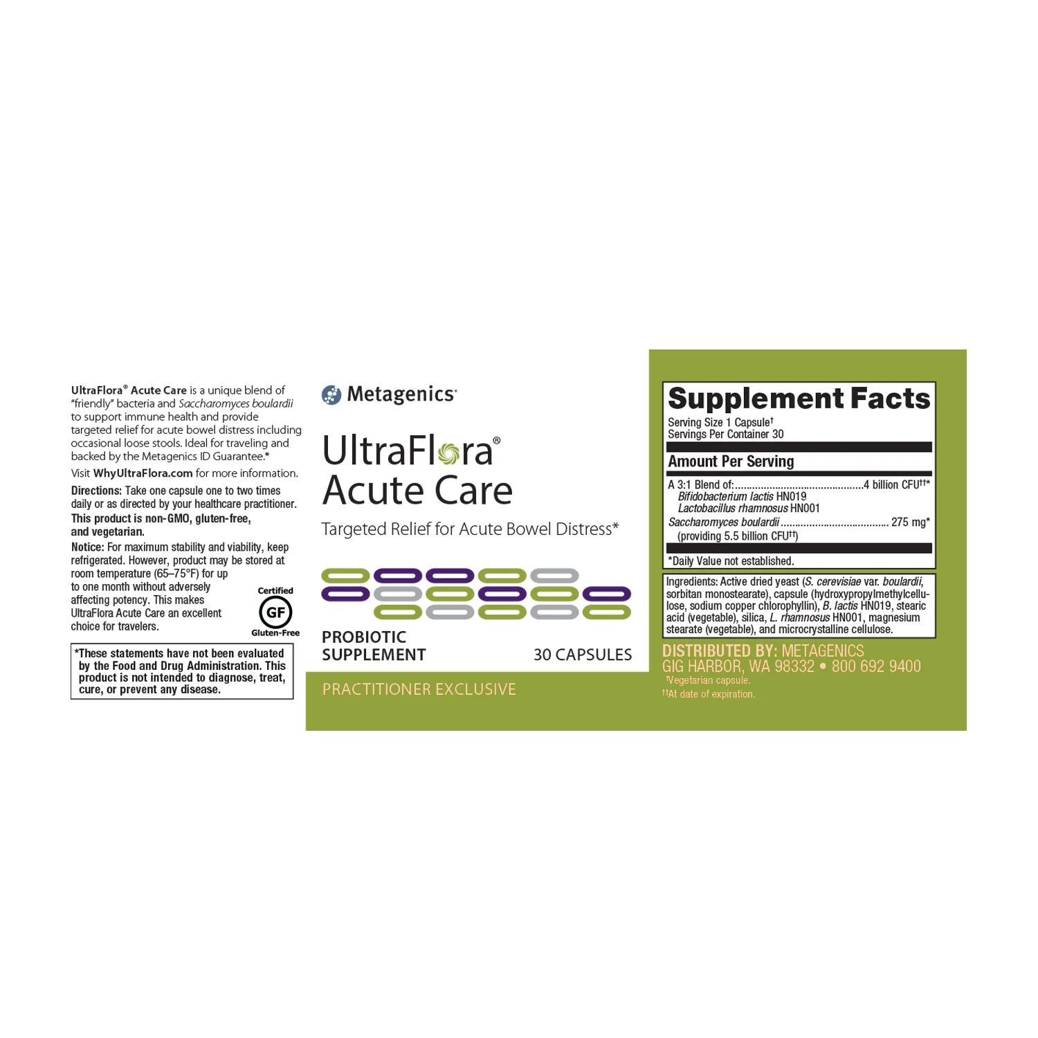 UltraFlora® Acute Care <br>Targeted Relief for Acute Bowel Distress*