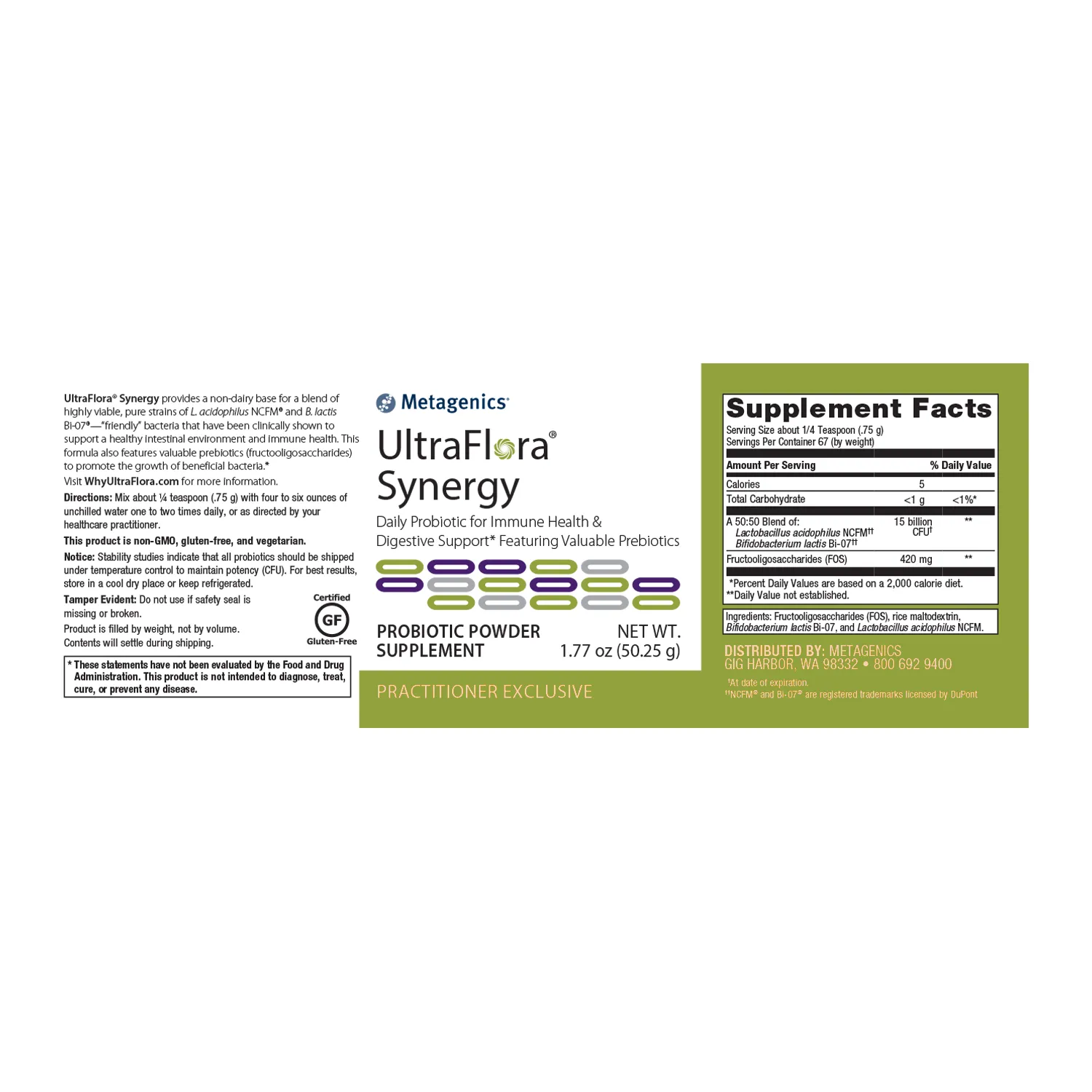 UltraFlora® Synergy <br>Daily Probiotic for Immune Health & Digestive Support* Featuring Valuable Prebiotics