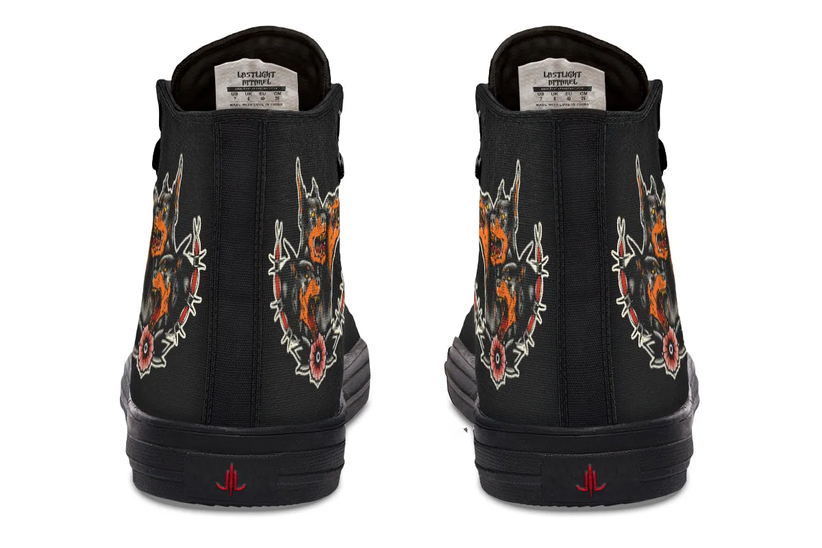 Undead Pharaoh's Cerberus High Tops